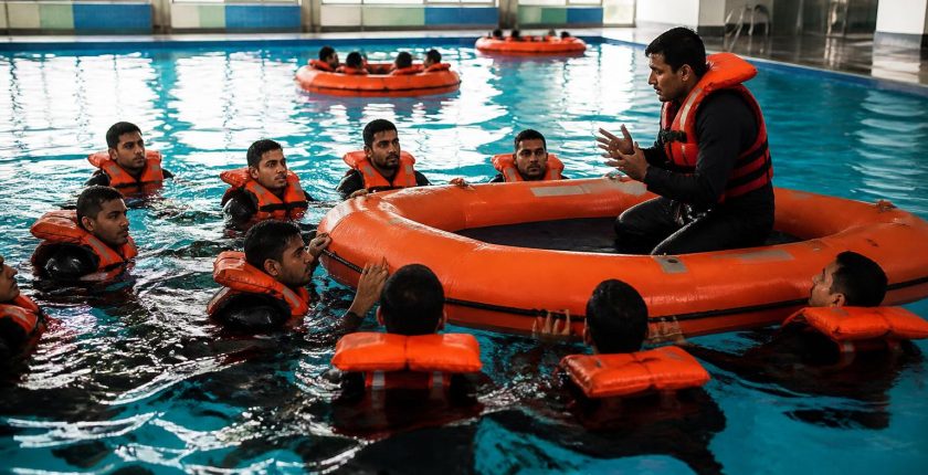 කොරියානු ධීවර කර්මාන්තයේ සේවය සඳහා පිටත්ව යන රටවිරුවන් වෙනුවෙන් විශේෂ මුහුදු ආරක්ෂණ පුහුණුවක්