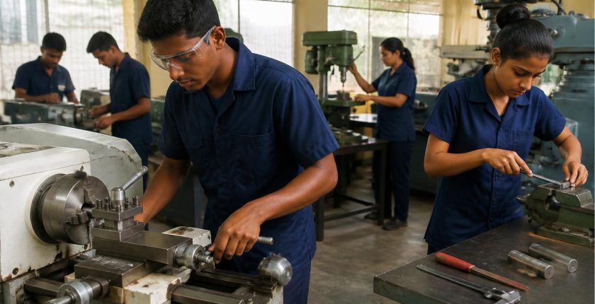 කාර්මික අධ්‍යාපන හා පුහුණු කිරීමේ දෙපාර්තමේන්තුව (VTA / NAITA) හරහා රටවිරුවන්ට නොමිලේ වෘත්තීය පුහුණු පාඨමාලා