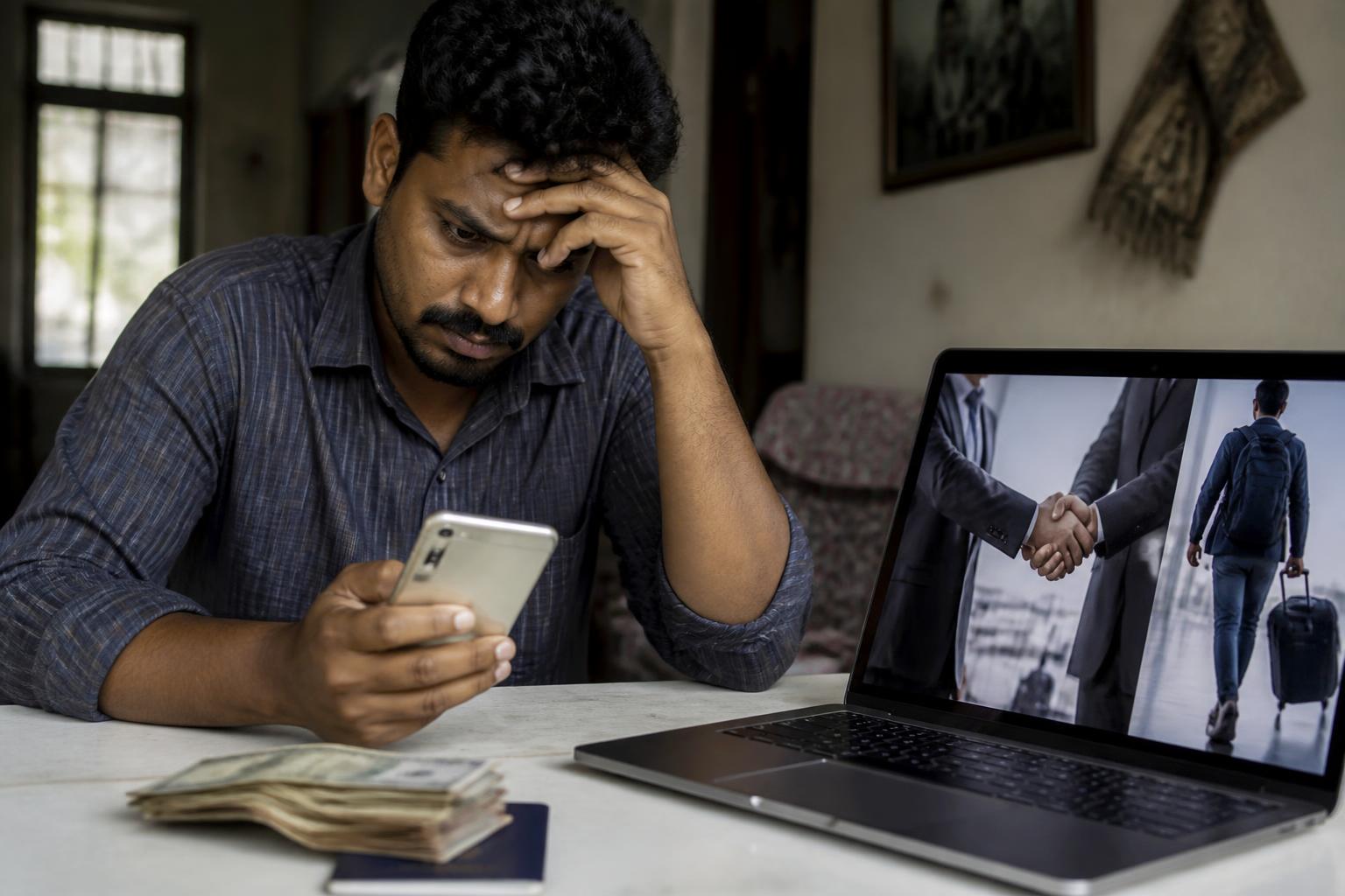 සමාජ මාධ්‍ය ජාලාවල පළවන ව්‍යාජ රැකියා දැන්වීම්වලට හසුවී මුදල් නාස්ති කරගන්නා රටවිරුවන් ගැන වාර්තාවක්
