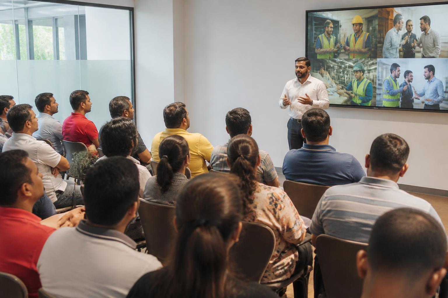 දකුණු කොරියාවේ සේවා ස්ථාන ආරක්ෂාව සහ කම්කරු අයිතිවාසිකම් පිළිබඳව රටවිරුවන් දැනුවත් කිරීමේ සම්මන්ත්‍රණයක්