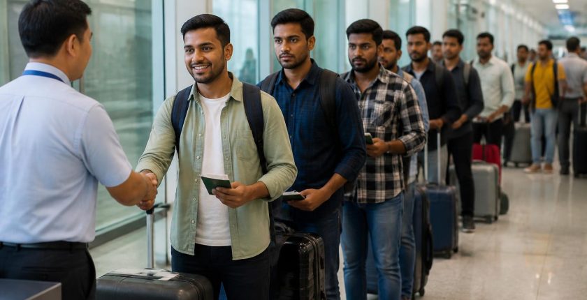 කොරියාවේ සේවා කාලය සම්පූර්ණ කර ආපසු පැමිණෙන රටවිරුවන්ට යළි කොරියාවටම යාමට ‘Commitment Worker’ ක්‍රමය