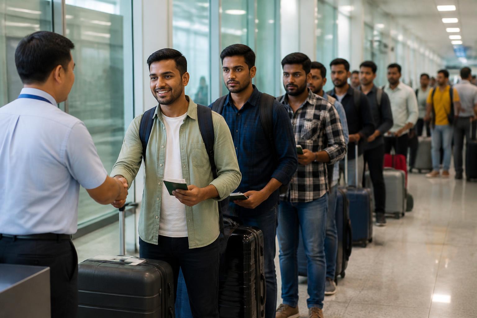 කොරියාවේ සේවා කාලය සම්පූර්ණ කර ආපසු පැමිණෙන රටවිරුවන්ට යළි කොරියාවටම යාමට ‘Commitment Worker’ ක්‍රමය