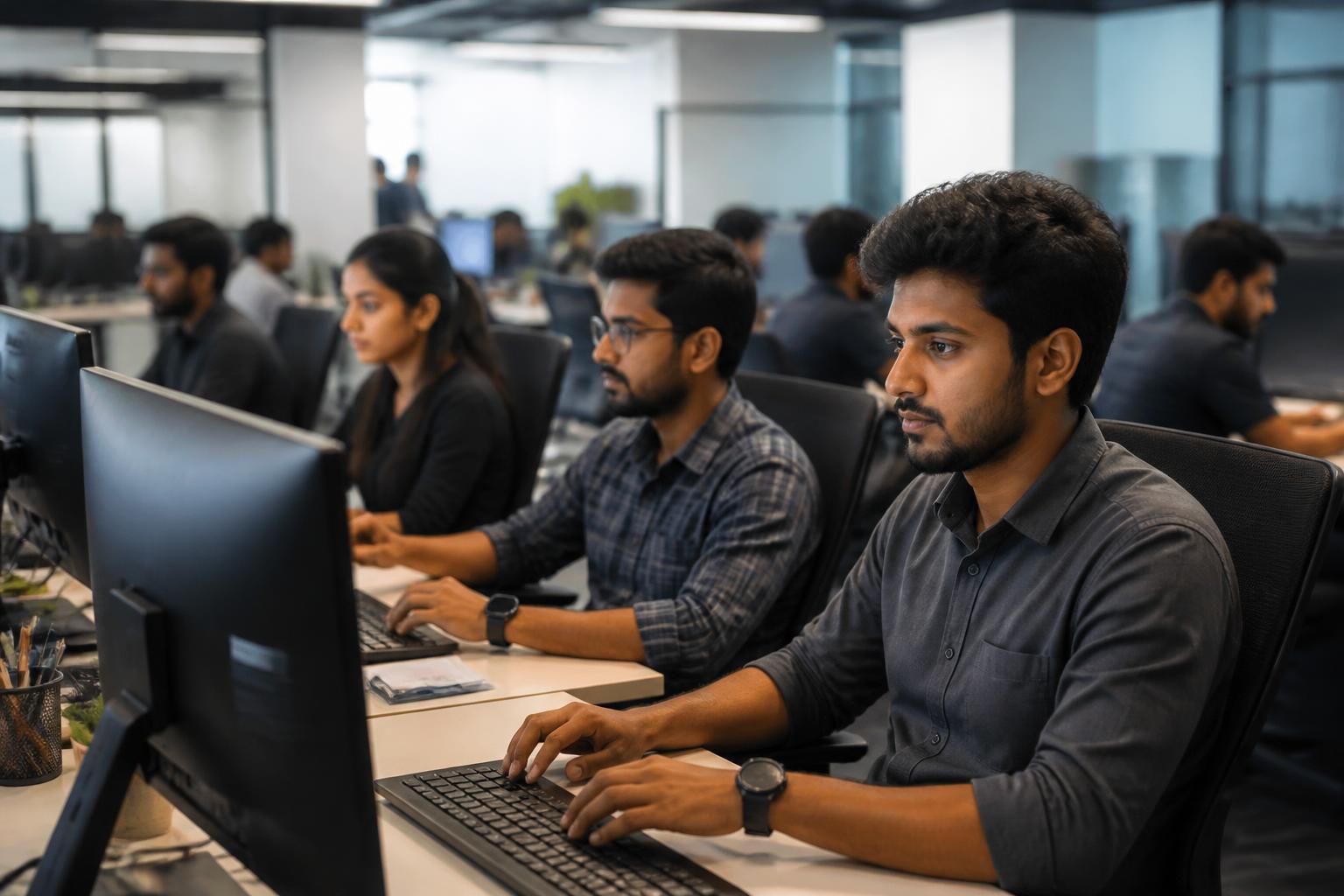මැදපෙරදිග ශ්‍රම වෙළඳපොළේ නව ඩිජිටල්කරණ රැකියා සඳහා දක්ෂතා දක්වන තරුණ රටවිරුවන්