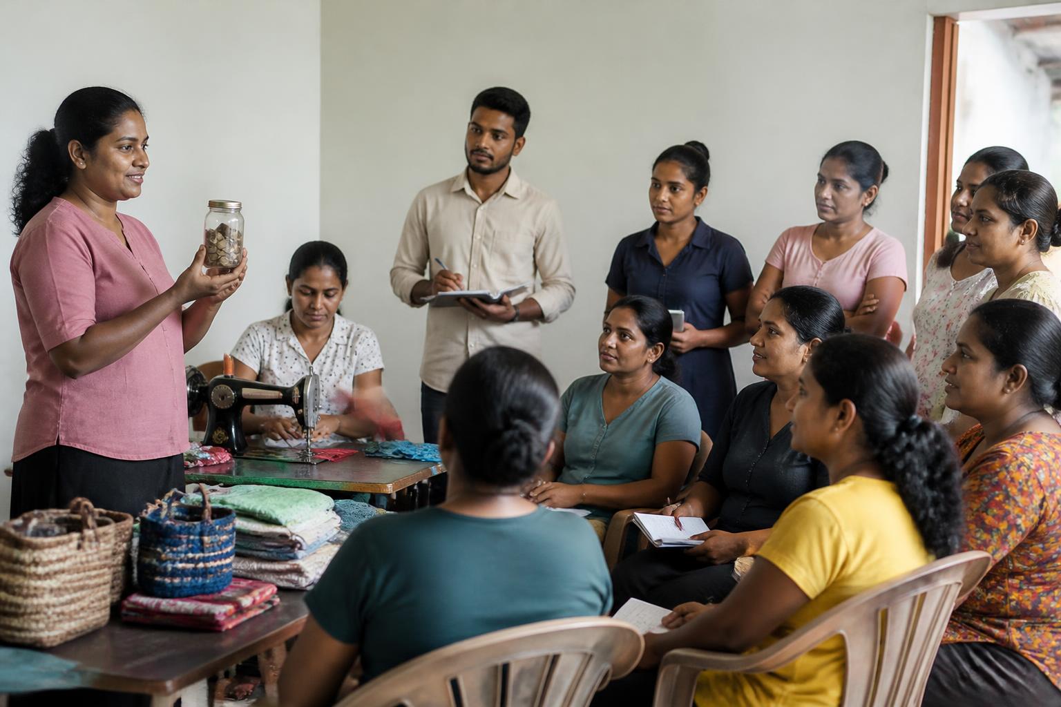 විදෙස්ගත රටවිරුවන්ගේ පවුල්වල සාමාජිකයන් සඳහා මූල්‍ය සාක්ෂරතාව සහ ස්වයං රැකියා පුහුණුව ලබාදීමේ වැඩසටහන්