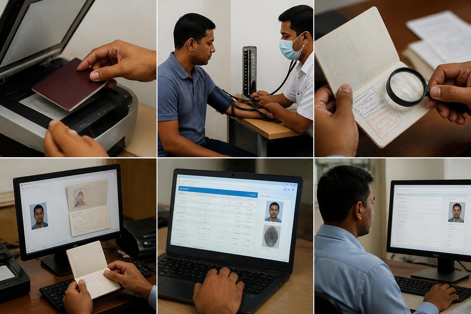 රටවිරුවන්ගේ විදේශ ගමන් බලපත්‍ර, වෛද්‍ය පරීක්ෂණ සහ වීසා තොරතුරු ඩිජිටල්කරණය කිරීමේ පියවර